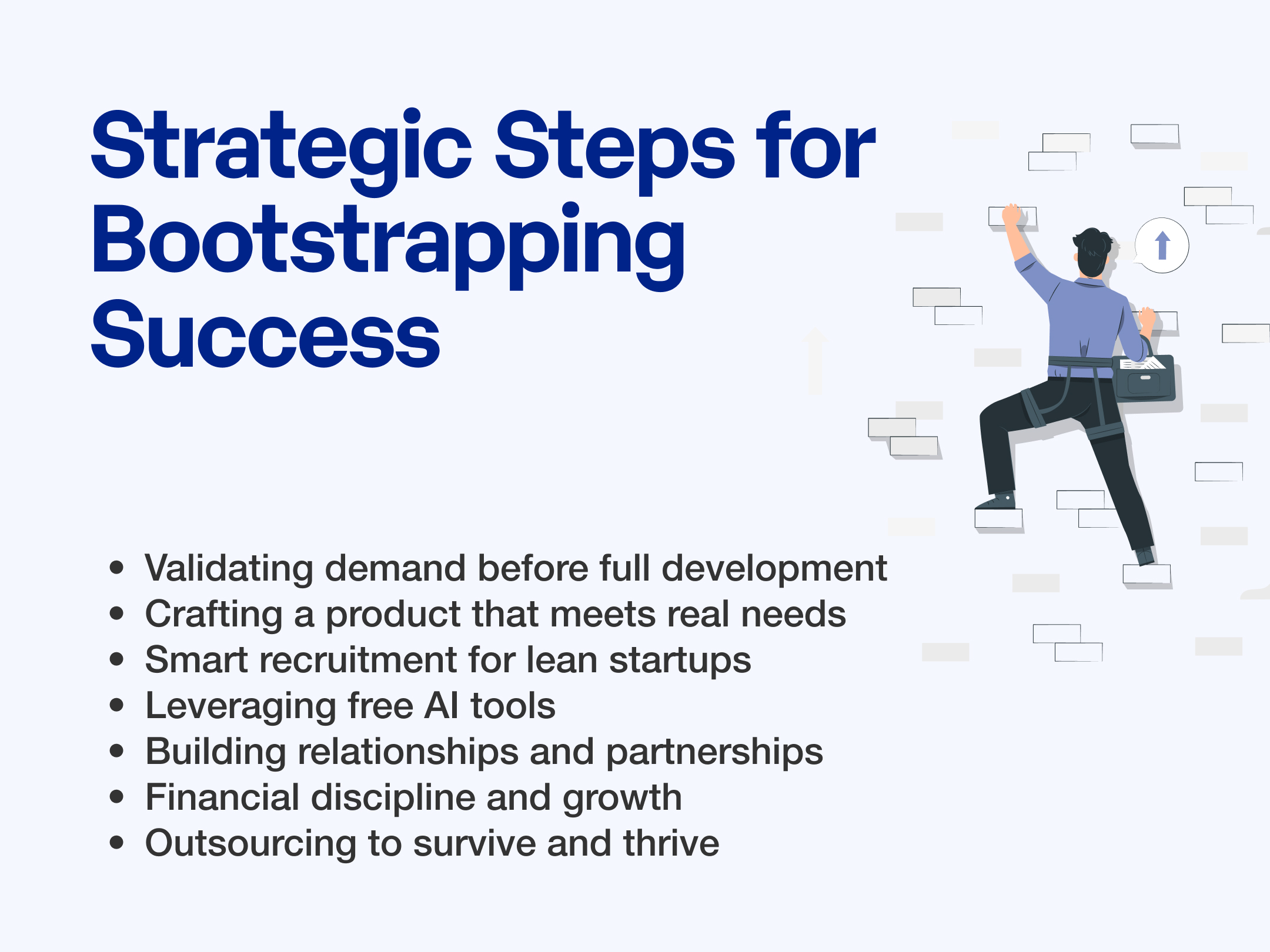 The strategic steps to bootstrapping a SaaS Successfully